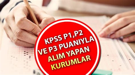 kpss b grubu p3 puan türü